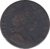 1696 HALF PENNY ( NF ) 2 - Halfpenny - Cambridgeshire Coins