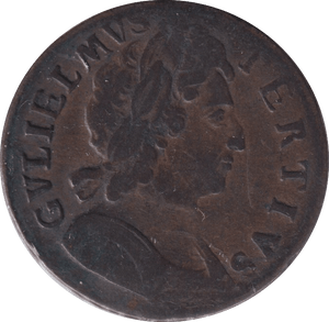 1696 HALFPENNY ( FINE ) - Halfpenny - Cambridgeshire Coins