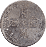 1696 SHILLING ( FINE ) - Halfpenny - Cambridgeshire Coins