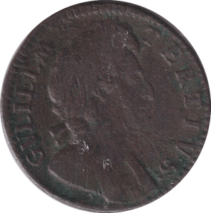 1697 FARTHING ( FINE ) - Farthing - Cambridgeshire Coins