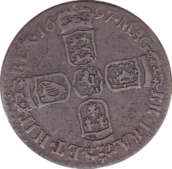 1697 SIXPENCE ( GF ) C