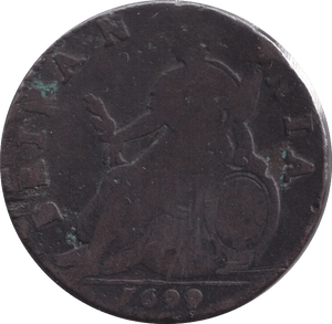 1699 HALFPENNY ( FINE ) - Halfpenny - Cambridgeshire Coins
