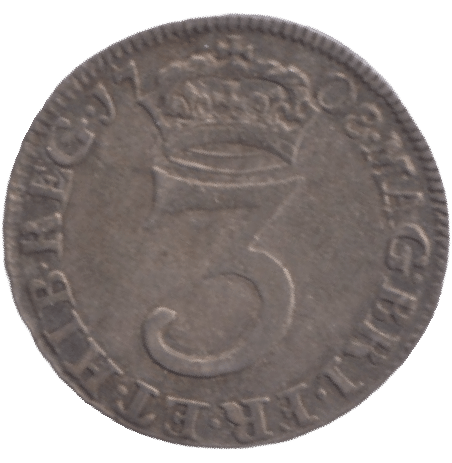 1708 MAUNDY THREEPENCE ( VF ) - MAUNDY THREEPENCE - Cambridgeshire Coins