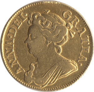 1714 GOLD ONE GUINEA ( VF ) QUEEN ANNE - Guineas - Cambridgeshire Coins