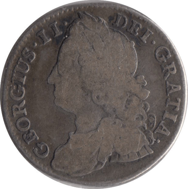 1743 SHILLING ( FINE ) - Shilling - Cambridgeshire Coins