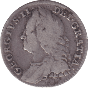 1757 SIXPENCE ( FINE ) 2 - SIXPENCE - Cambridgeshire Coins