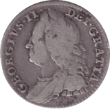 1757 SIXPENCE ( FINE ) 2 - SIXPENCE - Cambridgeshire Coins