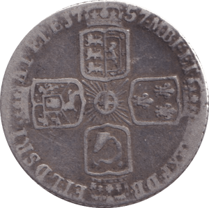 1757 SIXPENCE ( FINE ) - SIXPENCE - Cambridgeshire Coins