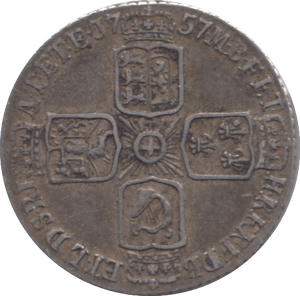 1757 SIXPENCE ( VF ) 2 - Sixpence - Cambridgeshire Coins
