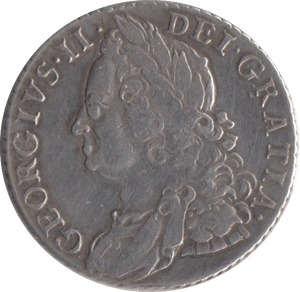 1758 SHILLING ( VF ) - Sixpence - Cambridgeshire Coins
