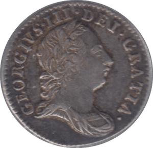 1762 MAUNDY THREEPENCE ( EF ) 6 - Maundy Coins - Cambridgeshire Coins