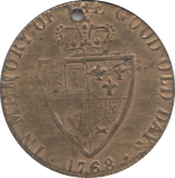 1768 GUINEA GAMING TOKEN - Token - Cambridgeshire Coins