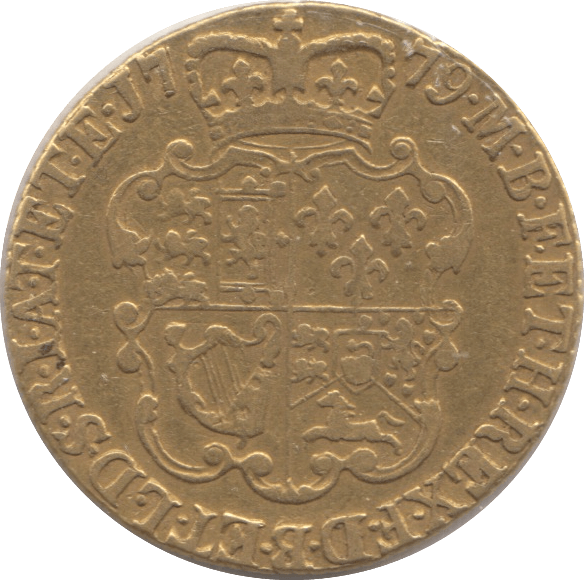 1779 GOLD ONE GUINEA ( VF ) GEORGE III - Guineas - Cambridgeshire Coins