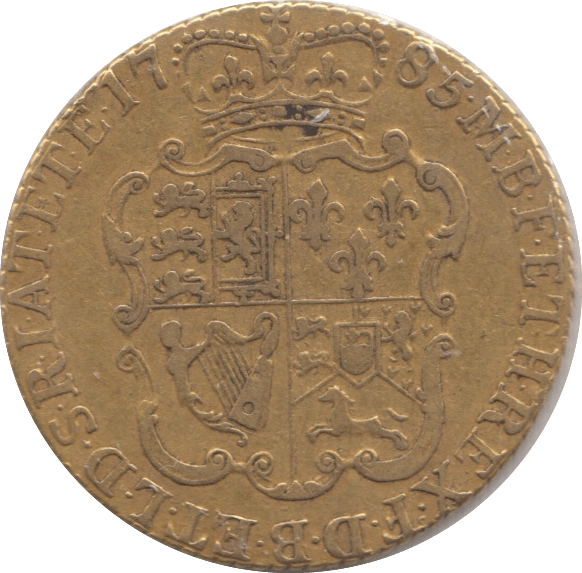 1785 GOLD ONE GUINEA ( VF ) GEORGE III - Guineas - Cambridgeshire Coins