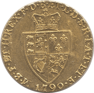 1790 GOLD ONE GUINEA GOLD ( EF ) - Guineas - Cambridgeshire Coins