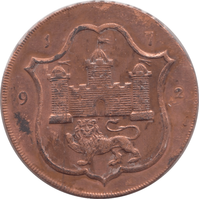 1792 NORWICH HALFPENNY TOKEN REF 380 - Token - Cambridgeshire Coins