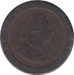 1797 CARTWHEEL PENNY ( GVF ) 8 - Penny - Cambridgeshire Coins