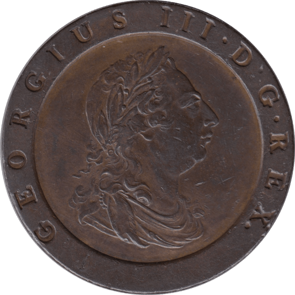 1797 TWOPENCE ( AUNC ) GEORGE III - Penny - Cambridgeshire Coins