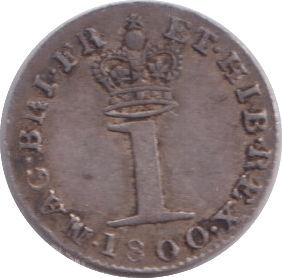 1800 MAUNDY PENNY ( VF ) - Maundy Coins - Cambridgeshire Coins