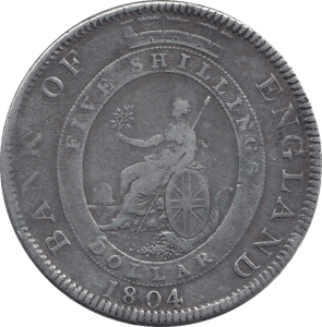 1804 SILVER TRADE DOLLAR 8 REALS - SILVER WORLD COINS - Cambridgeshire Coins