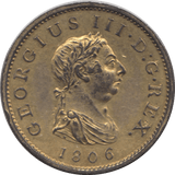 1806 PENNY ( AUNC ) GOLD GILTED - Penny - Cambridgeshire Coins