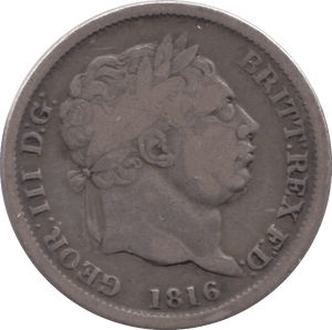 1816 SHILLING ( FINE ) 3 - Shilling - Cambridgeshire Coins