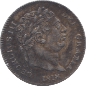 1818 MAUNDY TWOPENCE ( EF ) - Maundy Coins - Cambridgeshire Coins