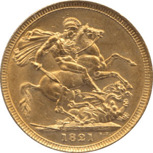 1821 GOLD SOVEREIGN ( UNC ) - Sovereign - Cambridgeshire Coins