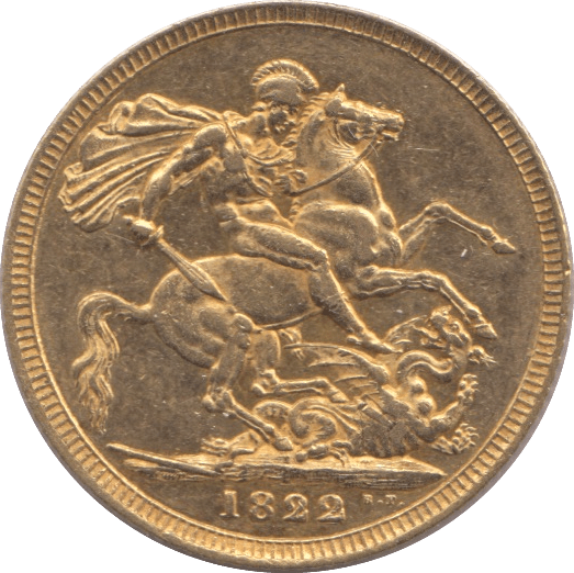 1822 GOLD SOVEREIGN ( AUNC ) - Sovereign - Cambridgeshire Coins