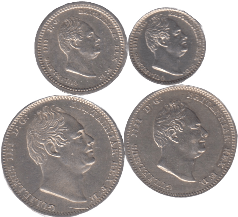1831 MAUNDY SET WILLIAM IIII - Maundy Set - Cambridgeshire Coins
