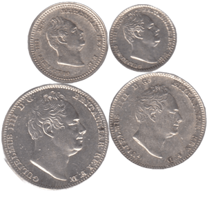 1833 MAUNDY SET WILLIAM IIII - Maundy Set - Cambridgeshire Coins