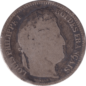 1835 2 FRANCS FRANCE - WORLD COINS - Cambridgeshire Coins