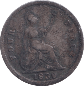 1839 FOURPENCE ( GF ) - Fourpence - Cambridgeshire Coins