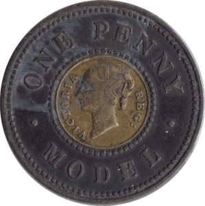 1841 PENNY TOY MONEY - TOY MONEY - Cambridgeshire Coins