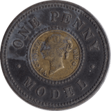 1841 PENNY TOY MONEY - TOY MONEY - Cambridgeshire Coins