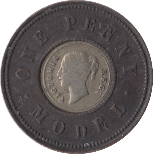 1842 PENNY TOY MONEY - TOY MONEY - Cambridgeshire Coins