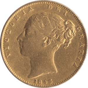 1843 GOLD SOVEREIGN ( GVF ) - Sovereign - Cambridgeshire Coins