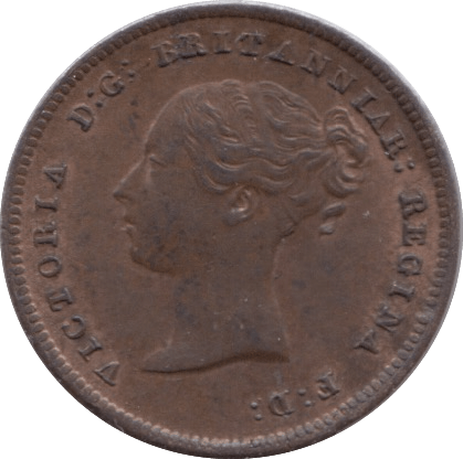 1843 HALF FARTHING ( UNC ) - Half Farthing - Cambridgeshire Coins