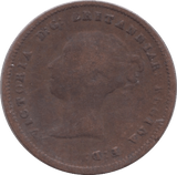 1843 HALF FARTHING ( VF ) - Half Farthing - Cambridgeshire Coins