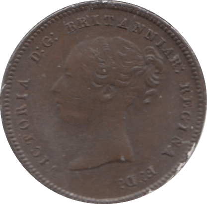 1844 HALF FARTHING ( AUNC ) - Half Farthing - Cambridgeshire Coins