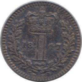 1847 MAUNDY ONE PENNY ( AUNC ) - Maundy Coins - Cambridgeshire Coins