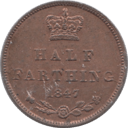 1847 ONE THIRD FARTHING ( UNC ) - One Third Farthing - Cambridgeshire Coins