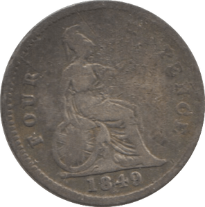 1849 FOURPENCE ( FAIR ) 1 - Fourpence - Cambridgeshire Coins