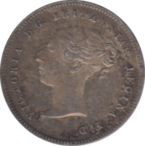 1857 MAUNDY FOURPENCE ( EF ) - Maundy Coins - Cambridgeshire Coins