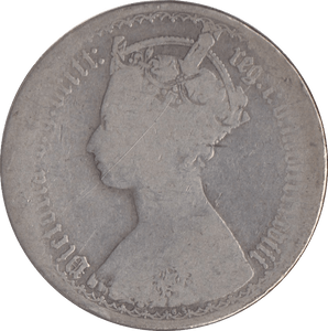 1858 FLORIN ( FAIR ) - FLORIN - Cambridgeshire Coins
