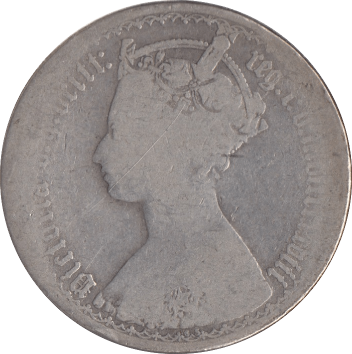 1858 FLORIN ( FAIR ) - FLORIN - Cambridgeshire Coins