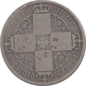 1871 FLORIN ( FAIR ) DIE 22 - Florin - Cambridgeshire Coins