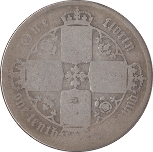 1871 FLORIN ( FAIR ) - FLORIN - Cambridgeshire Coins