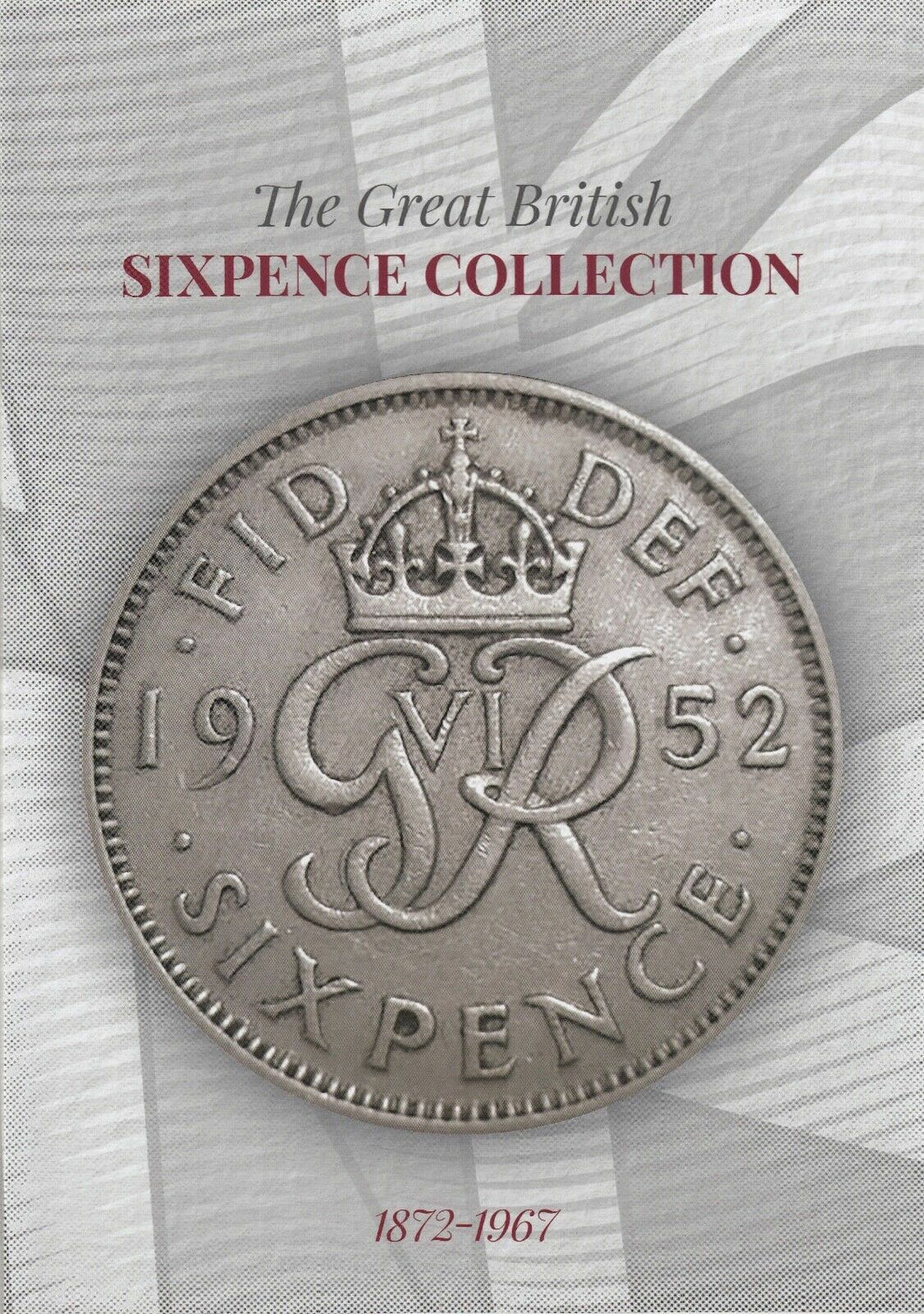 1872 - 1967 SIXPENCE COIN COLLECTORS ALBUM - Coin Album - Cambridgeshire Coins