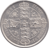 1872 FLORIN ( AUNC ) DIE 105 - Florin - Cambridgeshire Coins